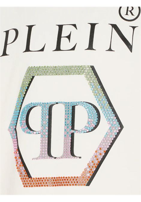 T-shirt con strass PHILIPP plein junior | S6PHJGTH147002